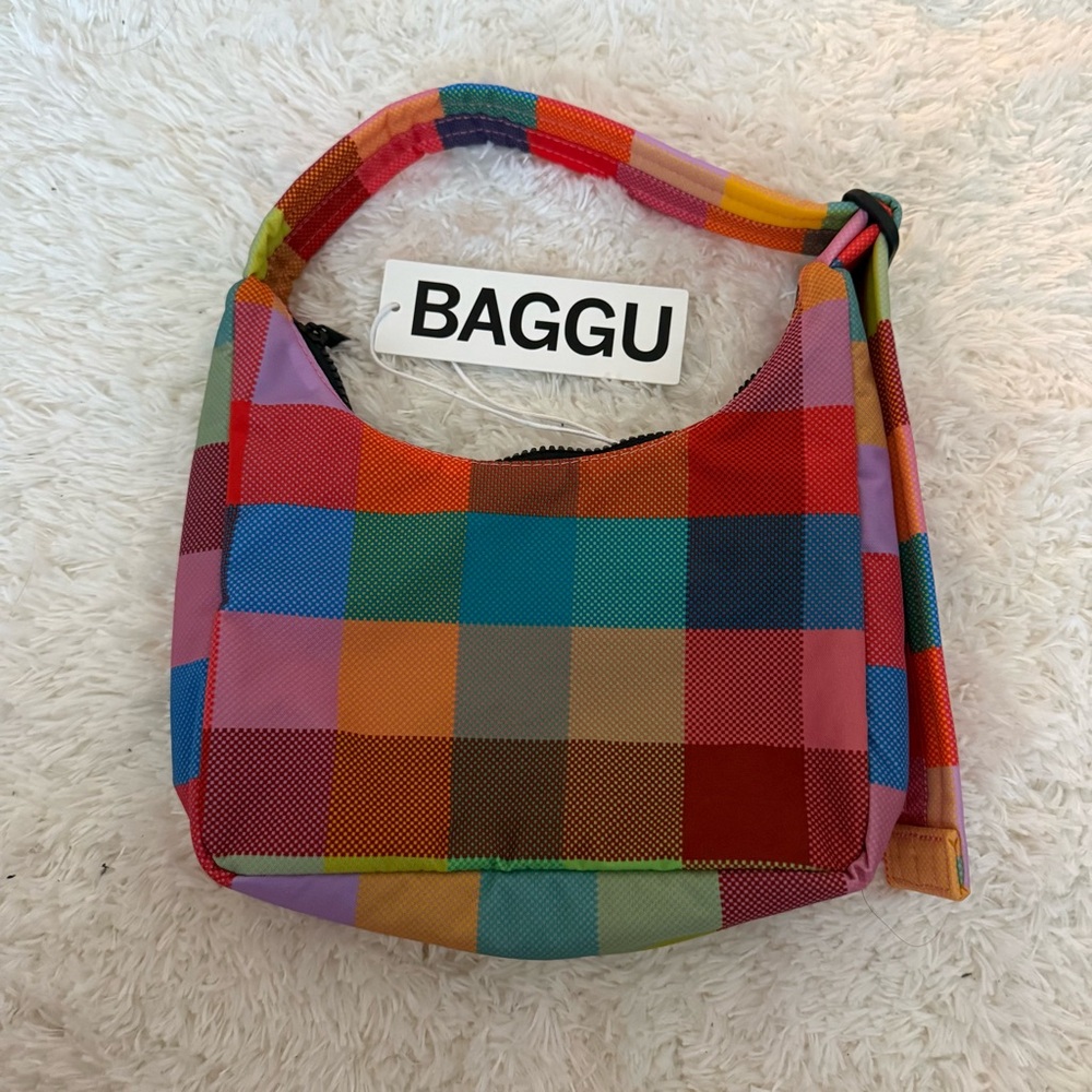 Baggu x urban outfitters madras mini shoulder bag - Picture 1 of 3